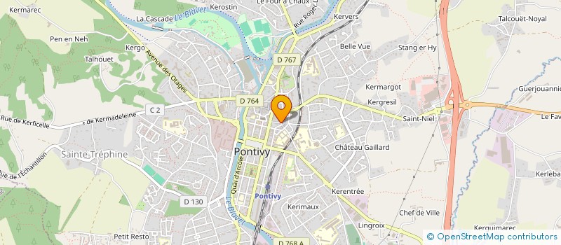 localisation de l'entreprise A.P.G. à PONTIVY