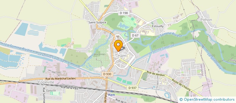 localisation de l'entreprise A.P.H PIECES DETACHEES  HAM