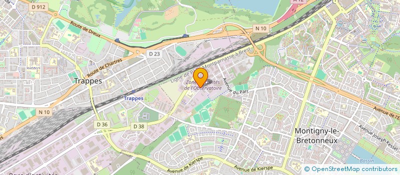 localisation de l'entreprise A.P.I  MONTIGNY-LE-BRETONNEUX