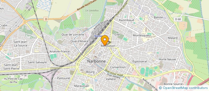 localisation de l'entreprise A P I  NARBONNE