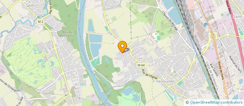 localisation de l'entreprise A.P.I  FENOUILLET