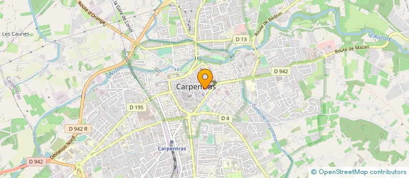 localisation de l'entreprise A.P.I. AGENCE PROTECTION INCENDIE à CARPENTRAS