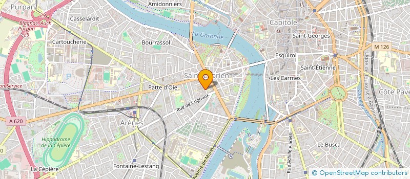 localisation de l'entreprise A.P.I ARNAUD PHILIPPE INVEST  TOULOUSE