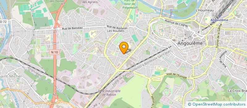 localisation de l'entreprise A.P.I.C. BORDEAUX à ANGOULEME