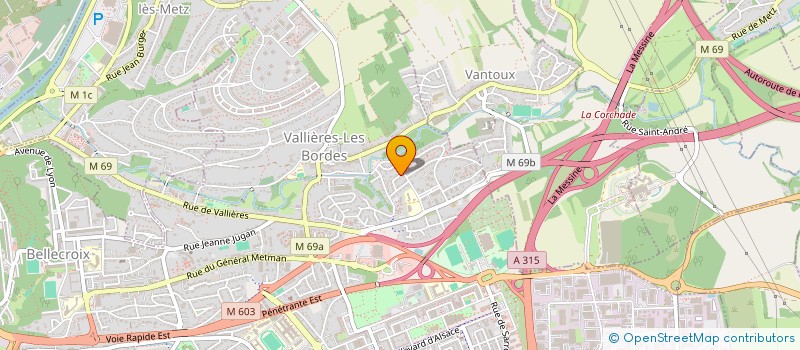 localisation de l'entreprise A P I COM LORRAINE  METZ