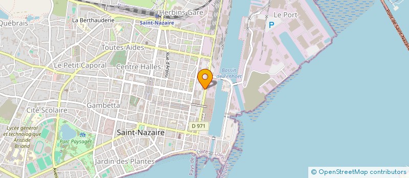 localisation de l'entreprise A P I E à SAINT-NAZAIRE