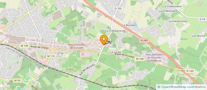 localisation de l'entreprise A P IMMO  HAUTE-GOULAINE