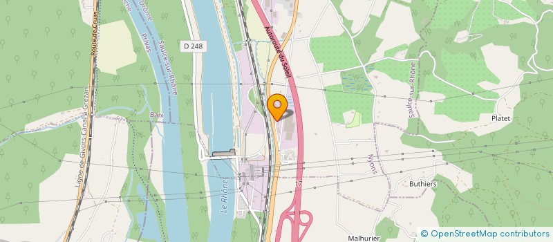 localisation de l'entreprise A.P. IMMO  SAULCE-SUR-RHONE