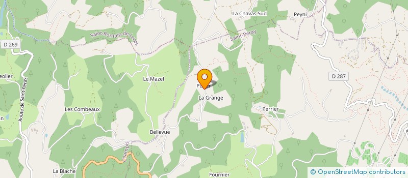 localisation de l'entreprise A&P IMMO à SAINT-PERAY