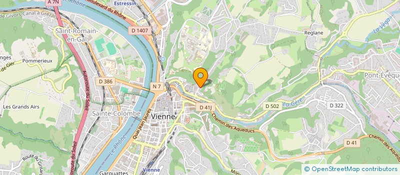 localisation de l'entreprise A P L à VIENNE