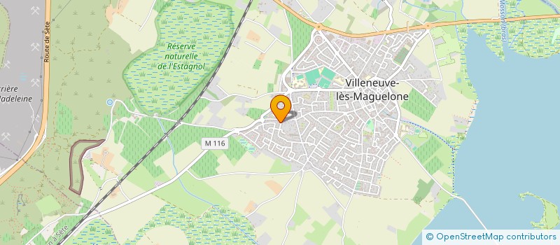 localisation de l'entreprise A.P.L.B  VILLENEUVE-LES-MAGUELONE