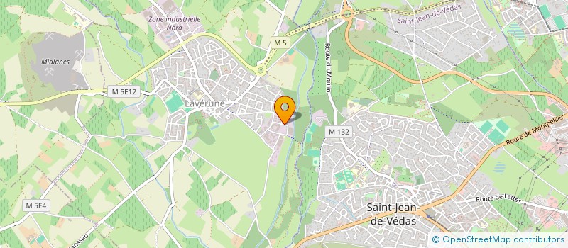 localisation de l'entreprise A.P.L.M  LAVERUNE