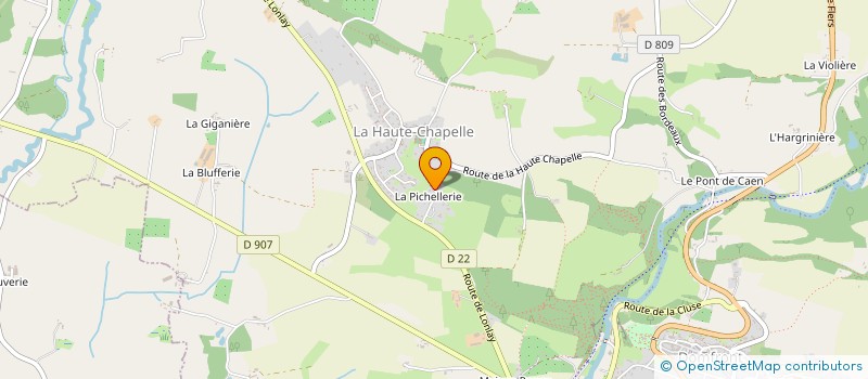 localisation de l'entreprise A.P. LE LIEVRE IMMOBILIER à DOMFRONT-EN-POIRAIE