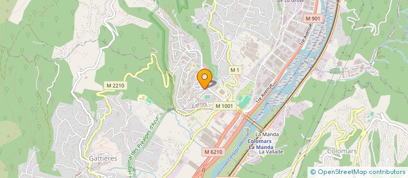 localisation de l'entreprise A.P. LOGISTIC à CARROS