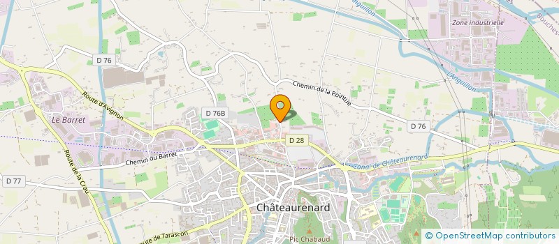 localisation de l'entreprise A.P.M  CHATEAURENARD