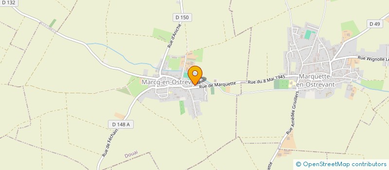 localisation de l'entreprise A.P.M  MARCQ-EN-OSTREVENT