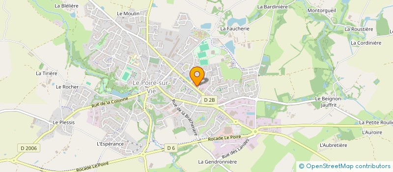 localisation de l'entreprise A.P.M. ALZHEIMER à LE POIRE-SUR-VIE