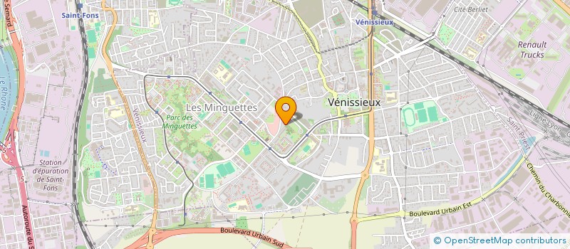 localisation de l'entreprise A.P.M.D. à VENISSIEUX