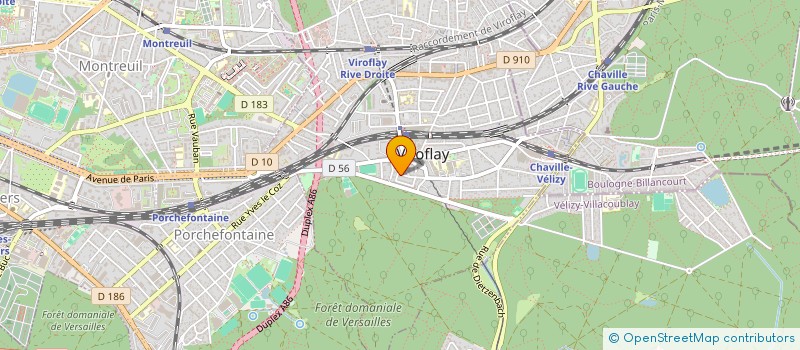 localisation de l'entreprise A.P.M IMMO  VIROFLAY