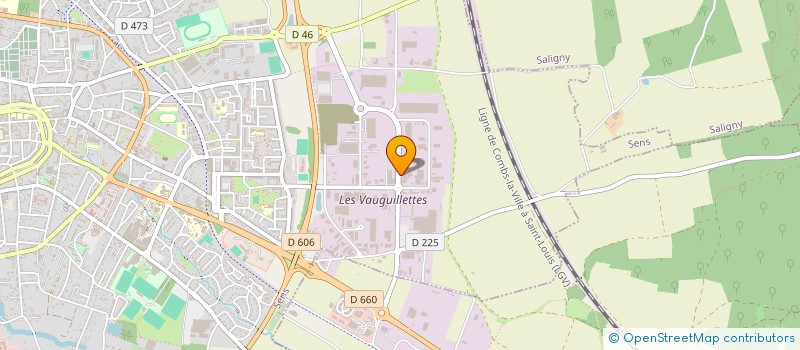 localisation de l'entreprise A.P.M. SAS à SENS