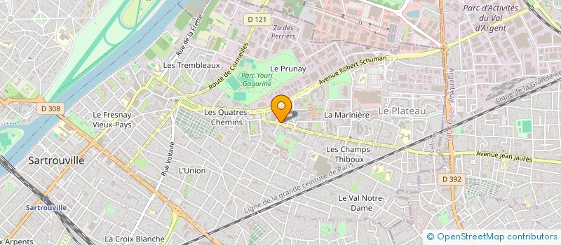 localisation de l'entreprise A&P MIQUEL  SARTROUVILLE