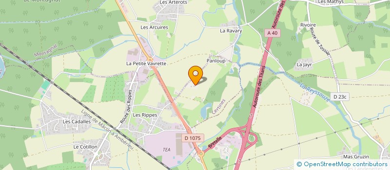 localisation de l'entreprise A.P.O à CERTINES