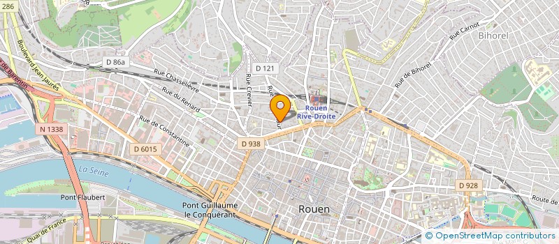 localisation de l'entreprise A.P.O AKTION à ROUEN