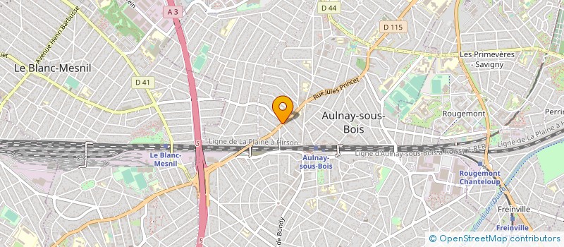 localisation de l'entreprise A.P.P.G. à AULNAY-SOUS-BOIS