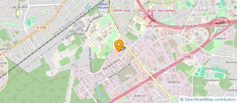 localisation de l'entreprise A & P PARTICIPATIONS  VILLENAVE-D'ORNON