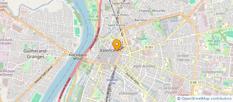 localisation de l'entreprise A&P PROJETS  VALENCE