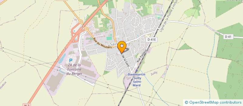 localisation de l'entreprise A.P.R.  SAINT-MARD