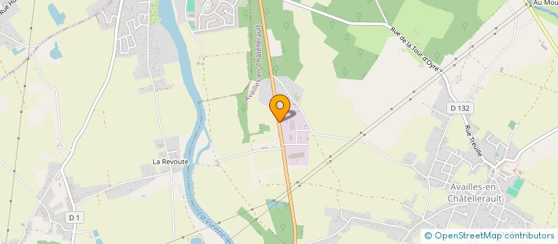 localisation de l'entreprise A.P.R.F à AVAILLES-EN-CHATELLERAULT