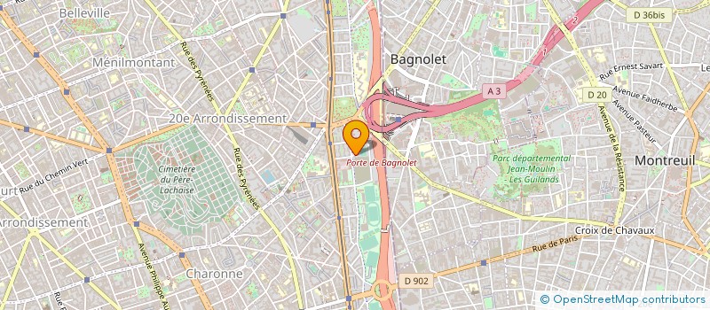 localisation de l'entreprise A.P.R.O. THERM à PARIS
