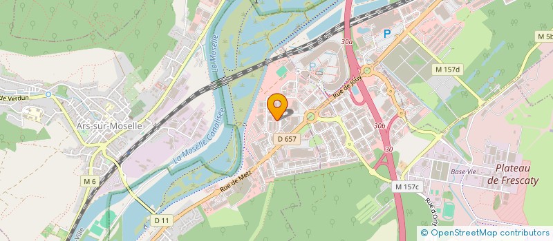 localisation de l'entreprise A.P. RACING  JOUY-AUX-ARCHES