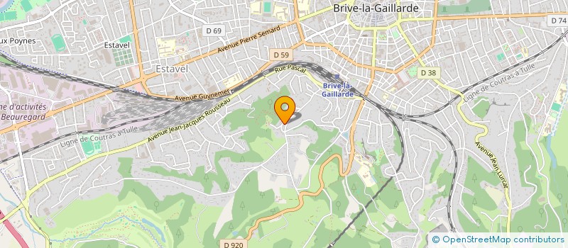 localisation de l'entreprise A.P. RUBELIN  BRIVE-LA-GAILLARDE