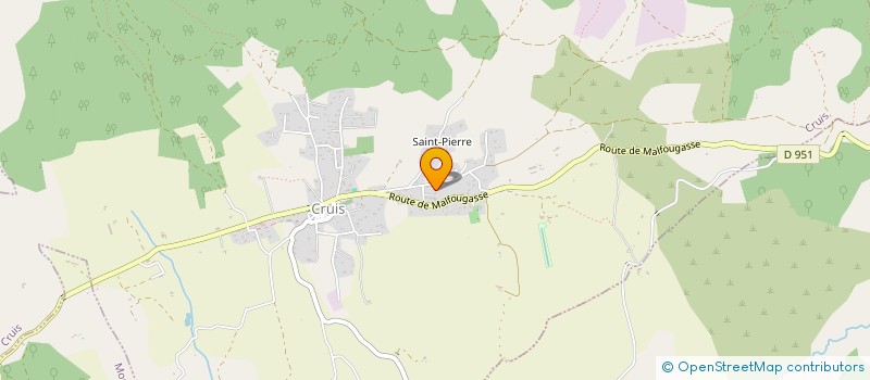 localisation de l'entreprise A.P.S 13  CRUIS