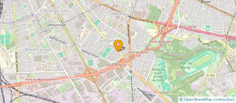 localisation de l'entreprise A P S à LYON