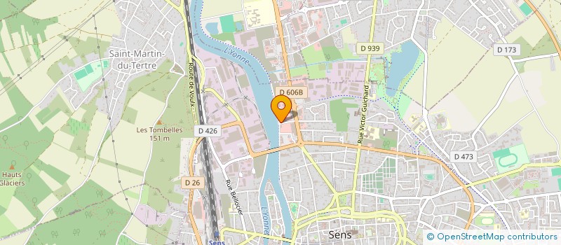 localisation de l'entreprise A P S à SENS