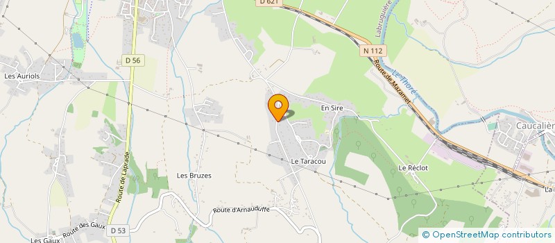 localisation de l'entreprise 'A.P.S.' EURL  LABRUGUIERE