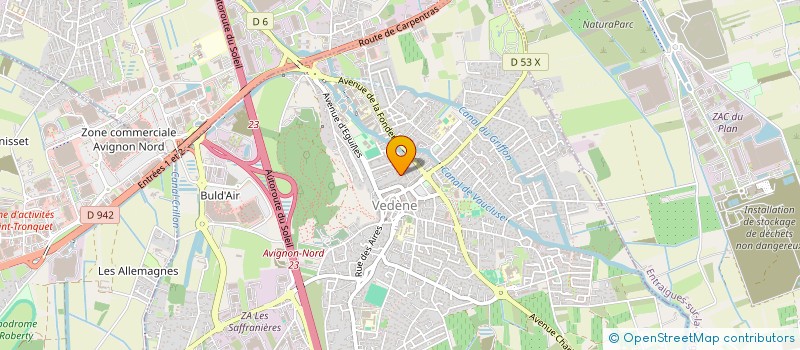 localisation de l'entreprise A.P.S.FRANCE à VEDENE