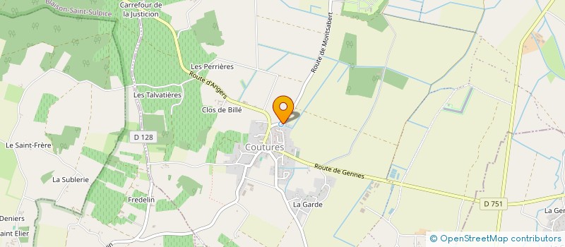 localisation de l'entreprise A P S PHILIPPE D'ANJOU à BRISSAC LOIRE AUBANCE