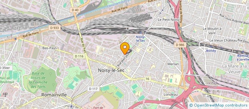 localisation de l'entreprise A.P. SERVICES à NOISY-LE-SEC