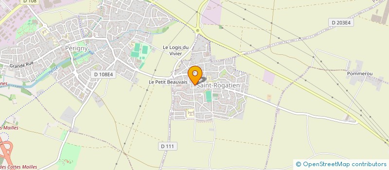 localisation de l'entreprise A.P SERVICES SARL  SAINT-ROGATIEN