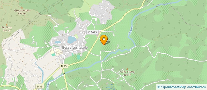 localisation de l'entreprise A P T P  BESSE-SUR-ISSOLE