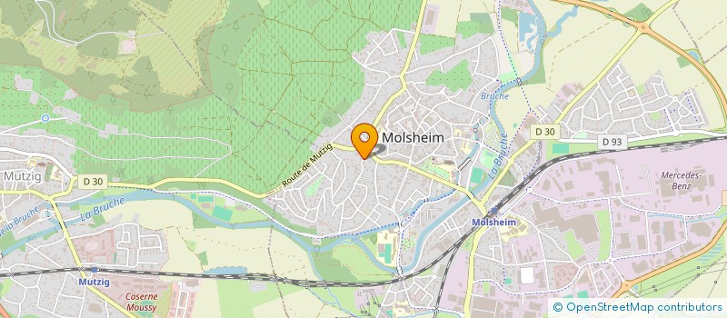 localisation de l'entreprise A P'TITS PAS à MOLSHEIM