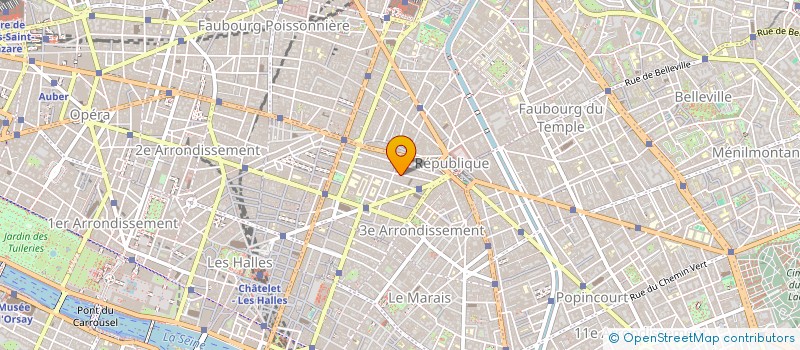 localisation de l'entreprise A.P.V.  PARIS