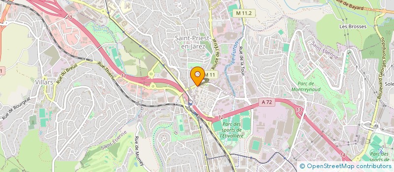 localisation de l'entreprise A.P.V  SAINT-PRIEST-EN-JAREZ