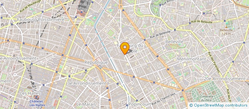 localisation de l'entreprise A.P.V. RESTAURANTS  PARIS