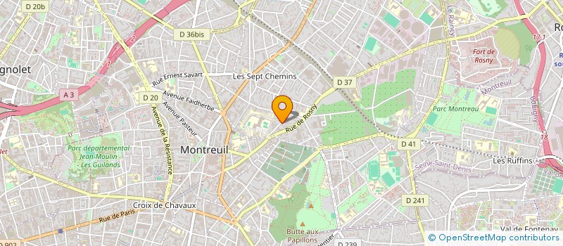 localisation de l'entreprise A PARAITRE à MONTREUIL