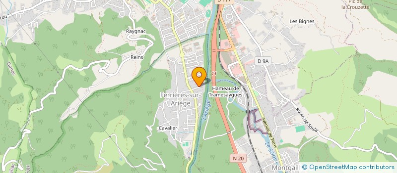 localisation de l'entreprise A'PARENTS à FERRIERES-SUR-ARIEGE